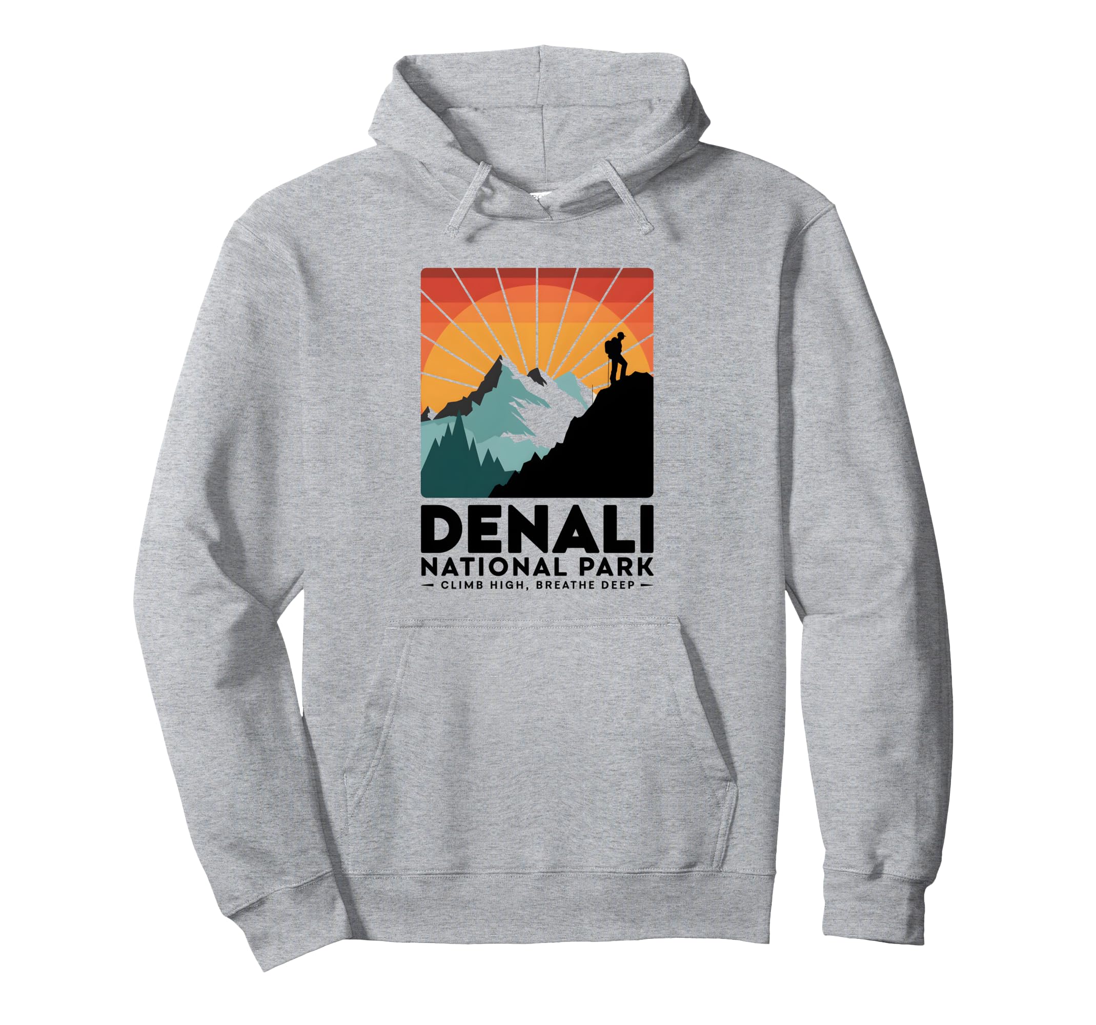 Denali National Park Hiking Nature Hoodie - Aesthetic Graphic Unisex - T-Shirt, Sweatshirt, Hoodie