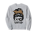 Life Messy Bun Hair Funny Soccer Track Sweatshirt - Trendy Graphic Unisex - T-Shirt, Sweatshirt, Hoodie