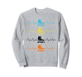 Roller Skate Skating Sport Sweatshirt - Aesthetic Graphic Unisex - T-Shirt, Sweatshirt, Hoodie