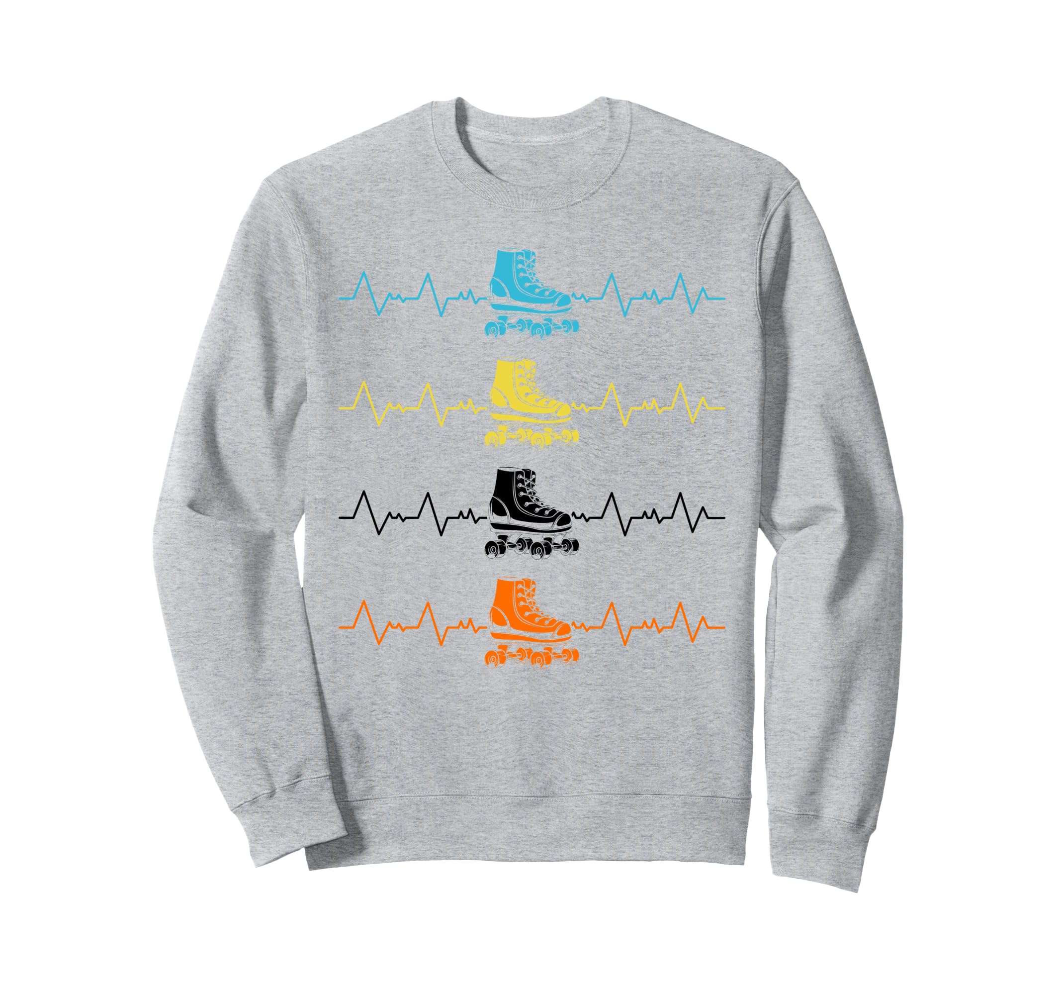 Roller Skate Skating Sport Sweatshirt - Aesthetic Graphic Unisex - T-Shirt, Sweatshirt, Hoodie