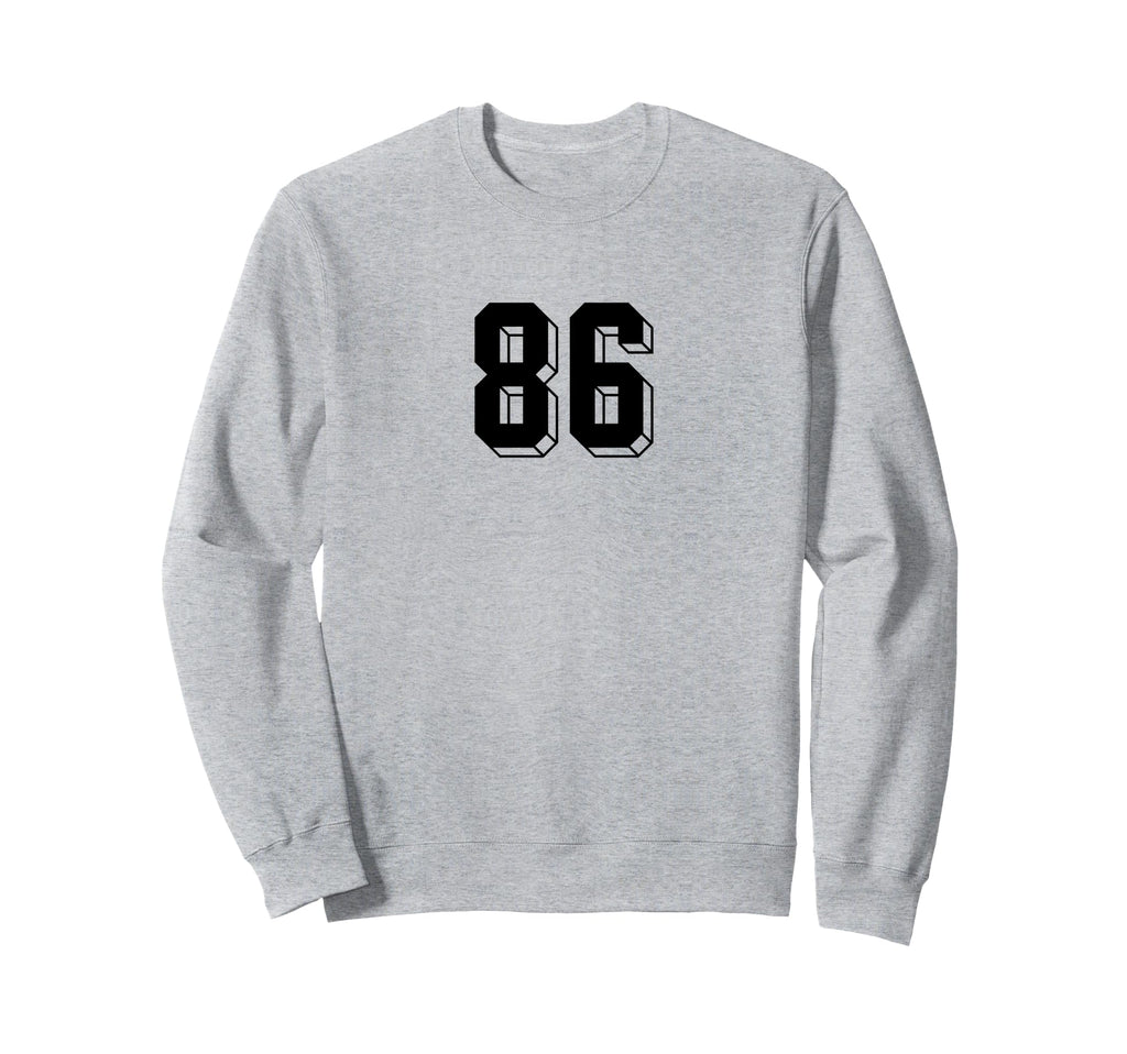 Number 86 80S 90S Soccer Team Jersey Sweatshirt - Minimalist Print Unisex - T-Shirt, Sweatshirt, Hoodie