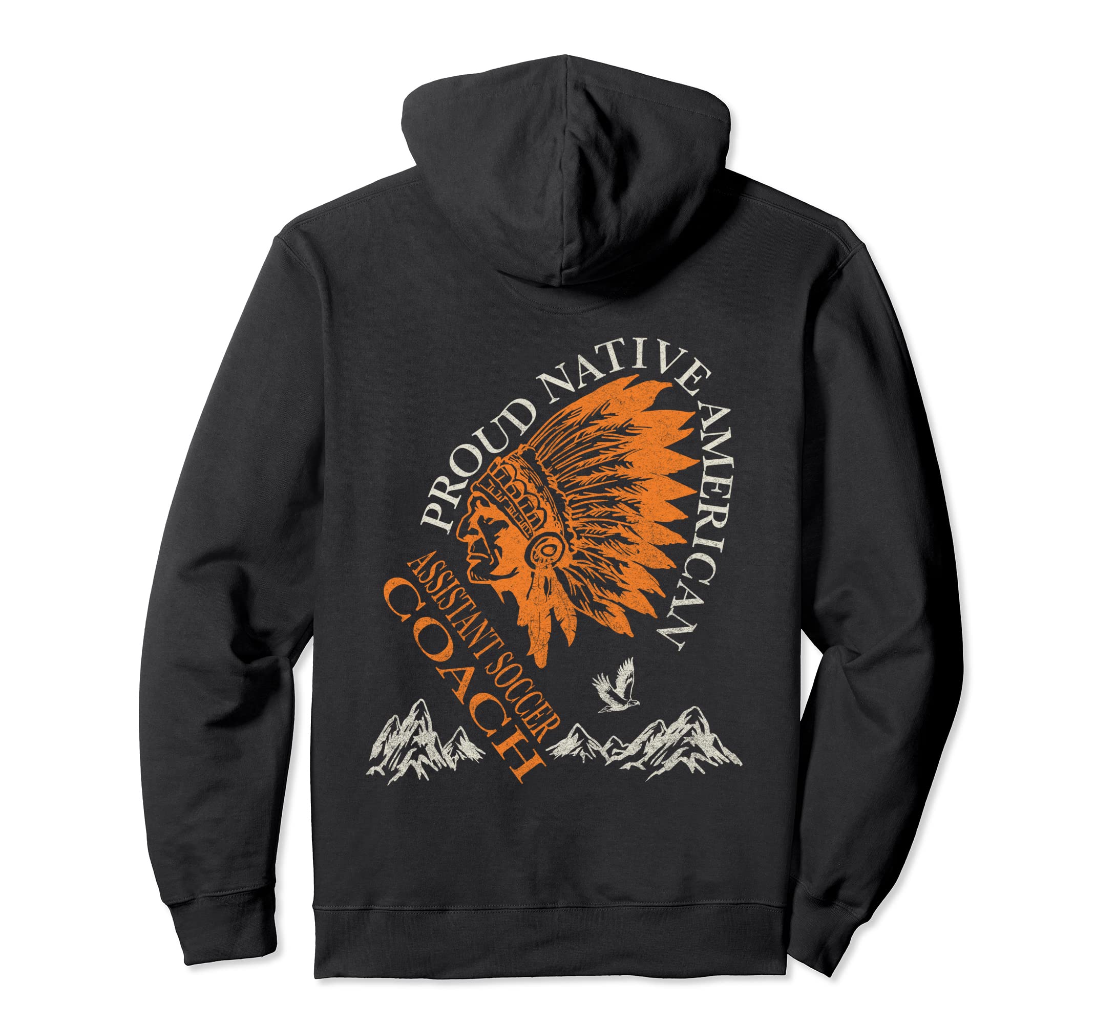 Assistant Soccer Coach Proud Native Hoodie - Aesthetic Graphic Unisex - T-Shirt, Sweatshirt, Hoodie