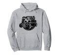 Rockabilly Hotrod Pinup Hoodie - Trendy Graphic for Adults - T-Shirt, Sweatshirt, Hoodie