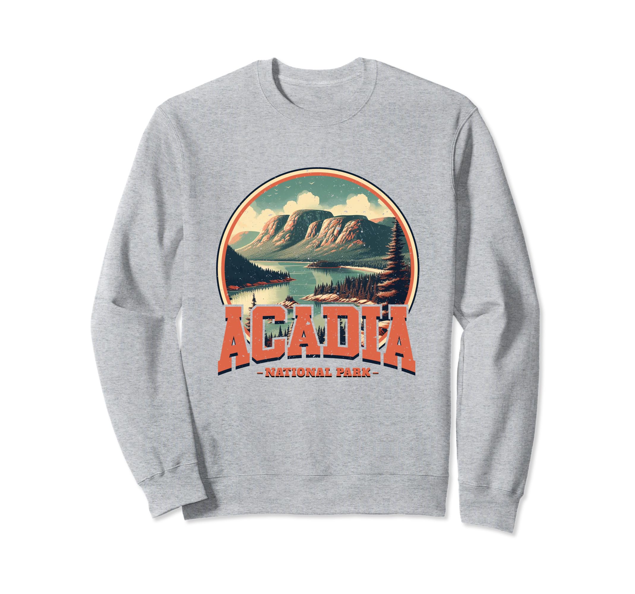 Acadia National Park Sports Text Sweatshirt - Custom Art Print Unisex - T-Shirt, Sweatshirt, Hoodie