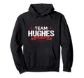 Hughes Team Family Reunions Dna Heartbeat Hoodie - Unique Graphic Unisex - T-Shirt, Sweatshirt, Hoodie