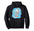 Skateboard Cat Pizza Poop Funny Skater 90S Hoodie - Graphic Print Unisex - T-Shirt, Sweatshirt, Hoodie