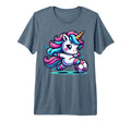 Footballer Unicorn Fans Soccer Team T-Shirt - Fun Novelty Design Unisex - T-Shirt, Sweatshirt, Hoodie
