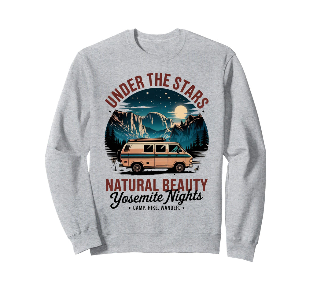 National Park Camping Yosemite Sweatshirt - Novelty Apparel for Adults - T-Shirt, Sweatshirt, Hoodie