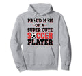 Super Soccer Mom Soccer Player Hoodie - Casual Everyday Wear Unisex - T-Shirt, Sweatshirt, Hoodie