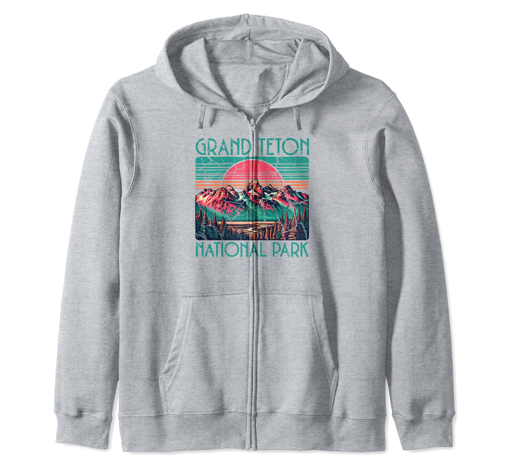 Grand Teton National Park Wyoming Sweatshirt - Aesthetic Graphic Unisex - T-Shirt, Sweatshirt, Hoodie