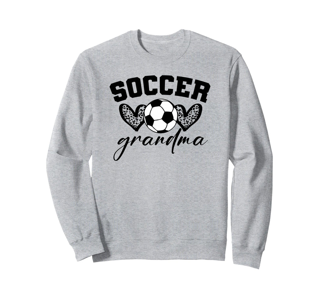 Soccer Grandma Leopard Hearts Sweatshirt - Minimalist Print for Adults - T-Shirt, Sweatshirt, Hoodie
