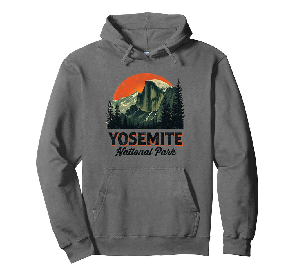 Yosemite National Park Mountain Hoodie - Custom Art Print for Adults - T-Shirt, Sweatshirt, Hoodie