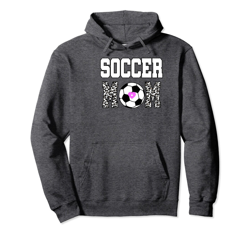 Soccer Mom Leopard Funny Soccer Mom Hoodie - Unique Graphic Men Women - T-Shirt, Sweatshirt, Hoodie