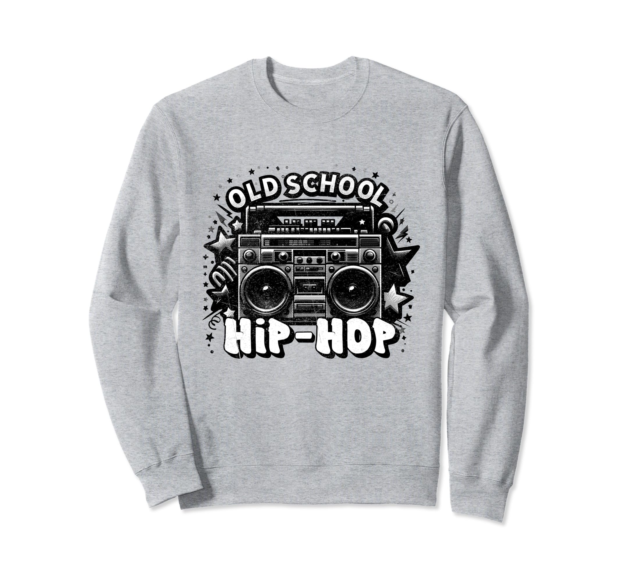 Old School Hip Hop Fan 80S 90S Hip Sweatshirt - Aesthetic Graphic Unisex - T-Shirt, Sweatshirt, Hoodie