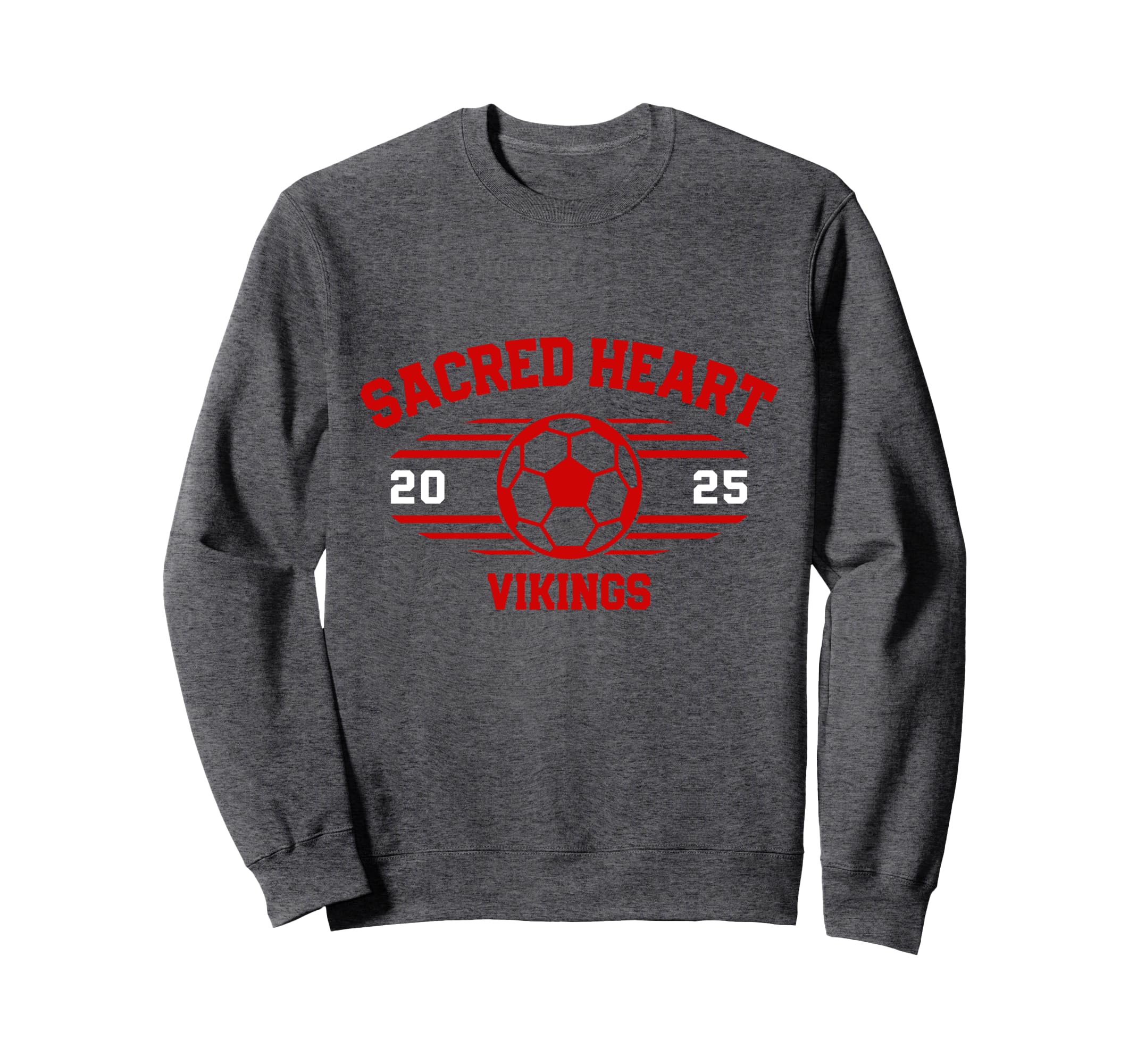 Sacred Heart Vikings Soccer Ball 2025 Sweatshirt - Graphic Print for Adults - T-Shirt, Sweatshirt, Hoodie