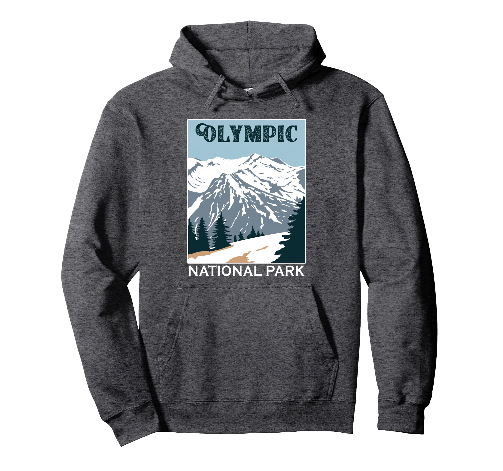 Olympic National Park Mountain Camping Hoodie - Streetwear Style Men Women - T-Shirt, Sweatshirt, Hoodie