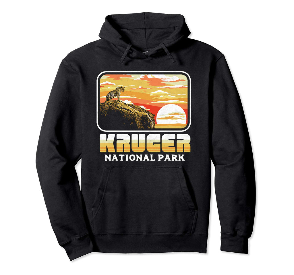 Kruger National Park Leopard 80S Hoodie - Streetwear Style for Adults - T-Shirt, Sweatshirt, Hoodie