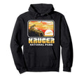 Kruger National Park Leopard 80S Hoodie - Streetwear Style for Adults - T-Shirt, Sweatshirt, Hoodie