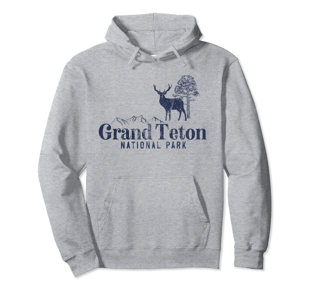 Grand Teton National Park Mountain Hoodie - Novelty Apparel Unisex - T-Shirt, Sweatshirt, Hoodie