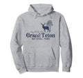 Grand Teton National Park Mountain Hoodie - Novelty Apparel Unisex - T-Shirt, Sweatshirt, Hoodie