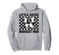 Little Sister Biggest Fan Soccer Hoodie - Streetwear Style for Adults - T-Shirt, Sweatshirt, Hoodie