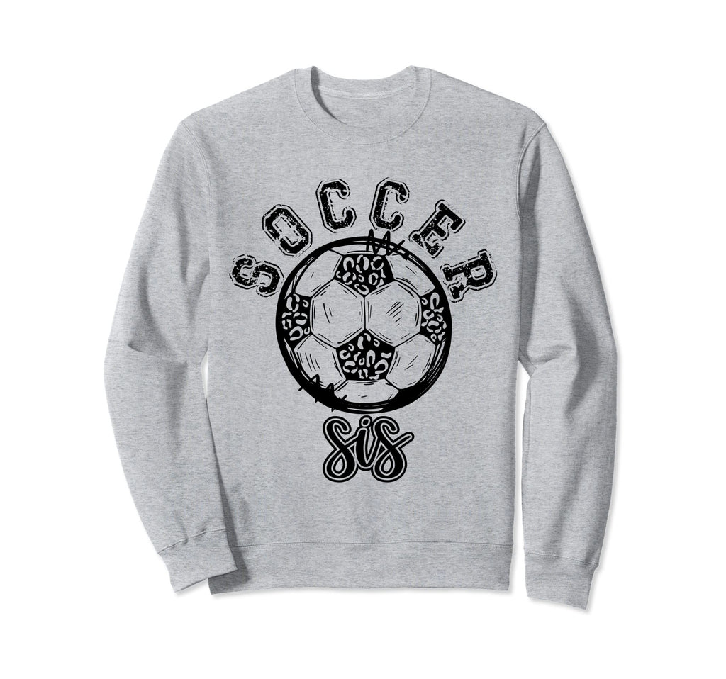 Soccer Sis Leopard Cheetah Trendy Sweatshirt - Minimalist Print Unisex - T-Shirt, Sweatshirt, Hoodie