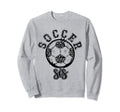 Soccer Sis Leopard Cheetah Trendy Sweatshirt - Minimalist Print Unisex - T-Shirt, Sweatshirt, Hoodie