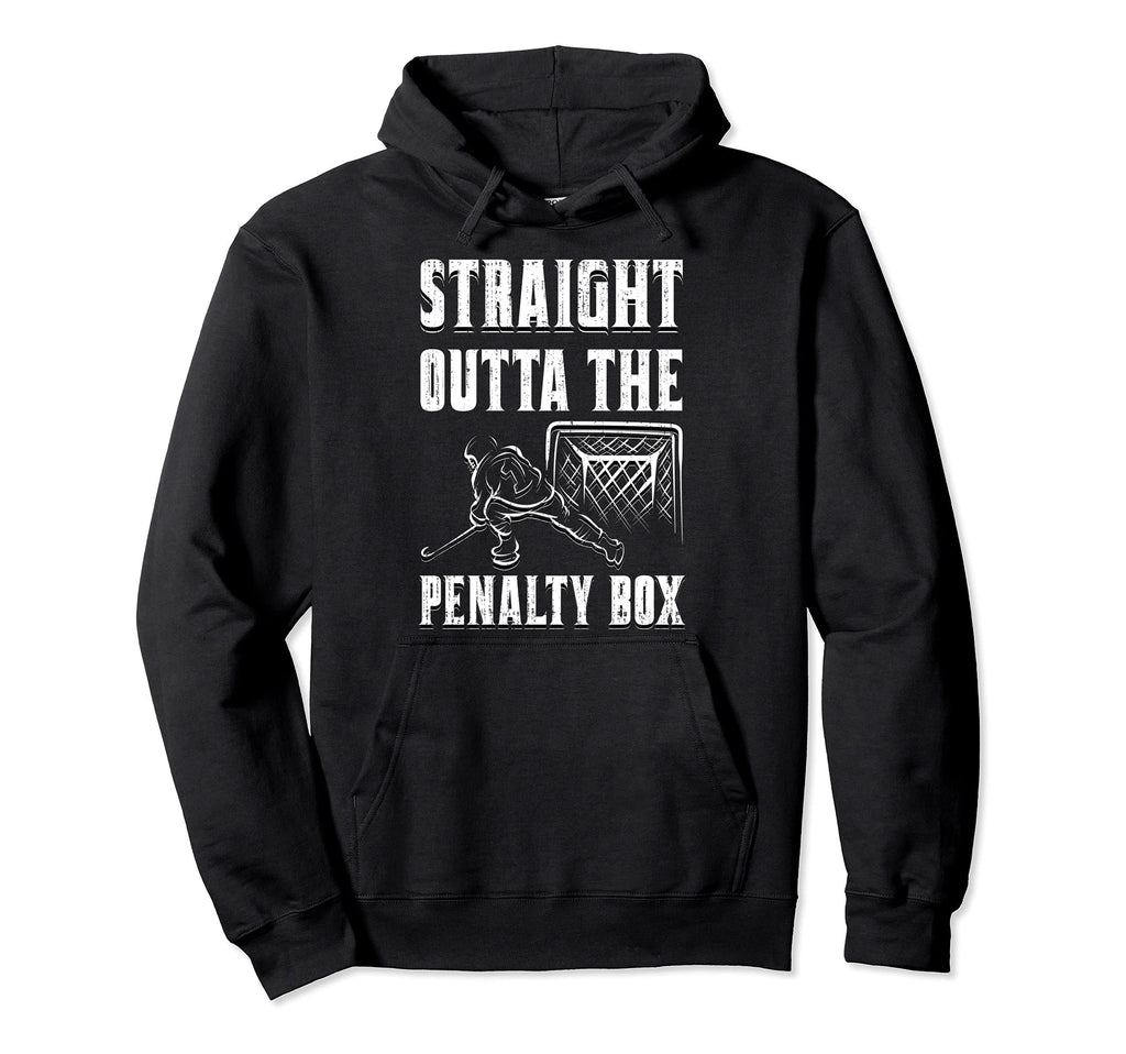 Funny Hockey Penalty Box Hockey Hoodie - Aesthetic Graphic Men Women - T-Shirt, Sweatshirt, Hoodie