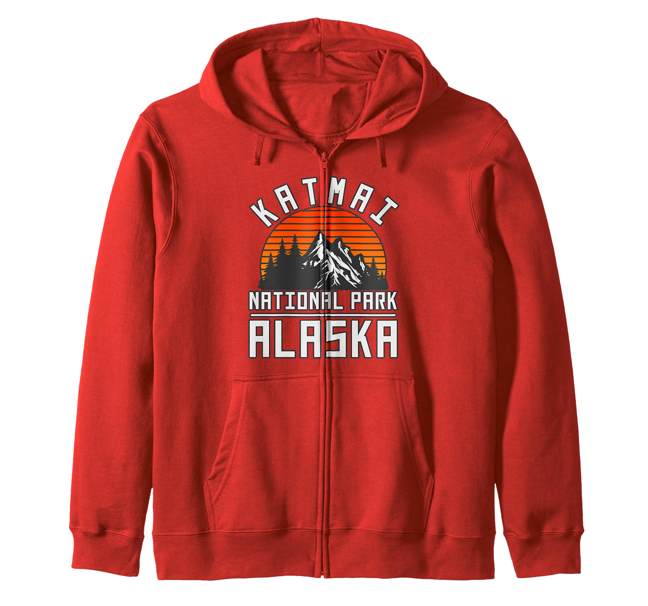 Katmai National Park Alaska Usa Outdoor Hoodie - Fun Novelty Design Unisex - T-Shirt, Sweatshirt, Hoodie