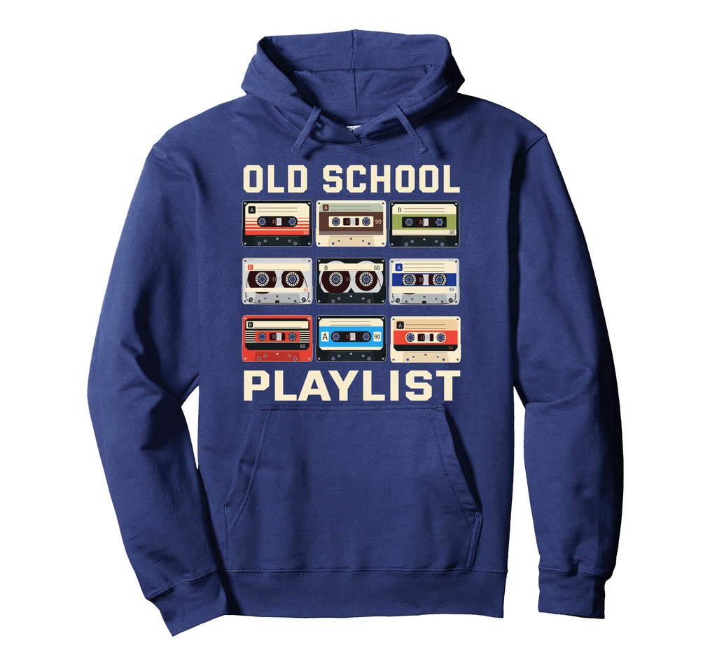 Old School Playlist 80S 90S Cassette Hoodie - Aesthetic Graphic Men Women - T-Shirt, Sweatshirt, Hoodie