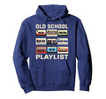Old School Playlist 80S 90S Cassette Hoodie - Aesthetic Graphic Men Women - T-Shirt, Sweatshirt, Hoodie