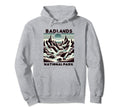 Badlands National Park Geometric Hoodie - Trendy Graphic Unisex - T-Shirt, Sweatshirt, Hoodie
