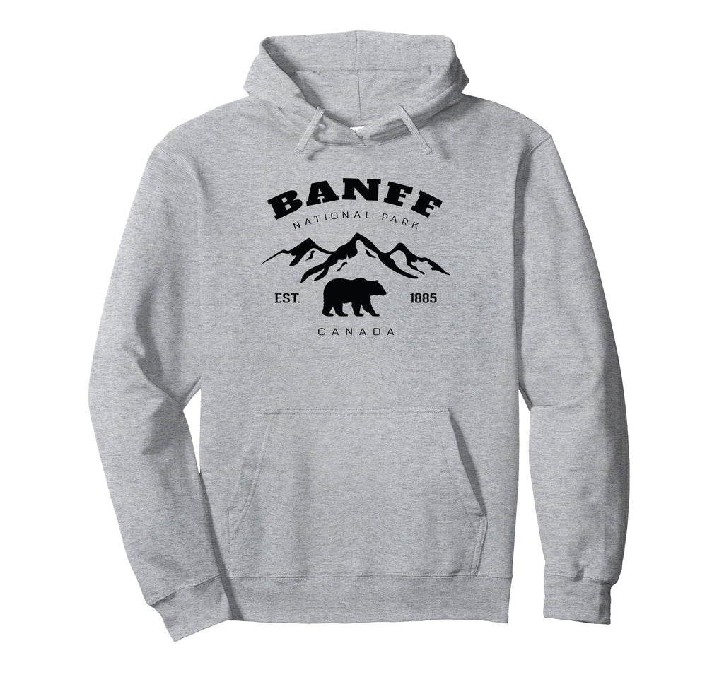 Banff National Park Canada Souvenir Hoodie - Minimalist Print for Adults - T-Shirt, Sweatshirt, Hoodie