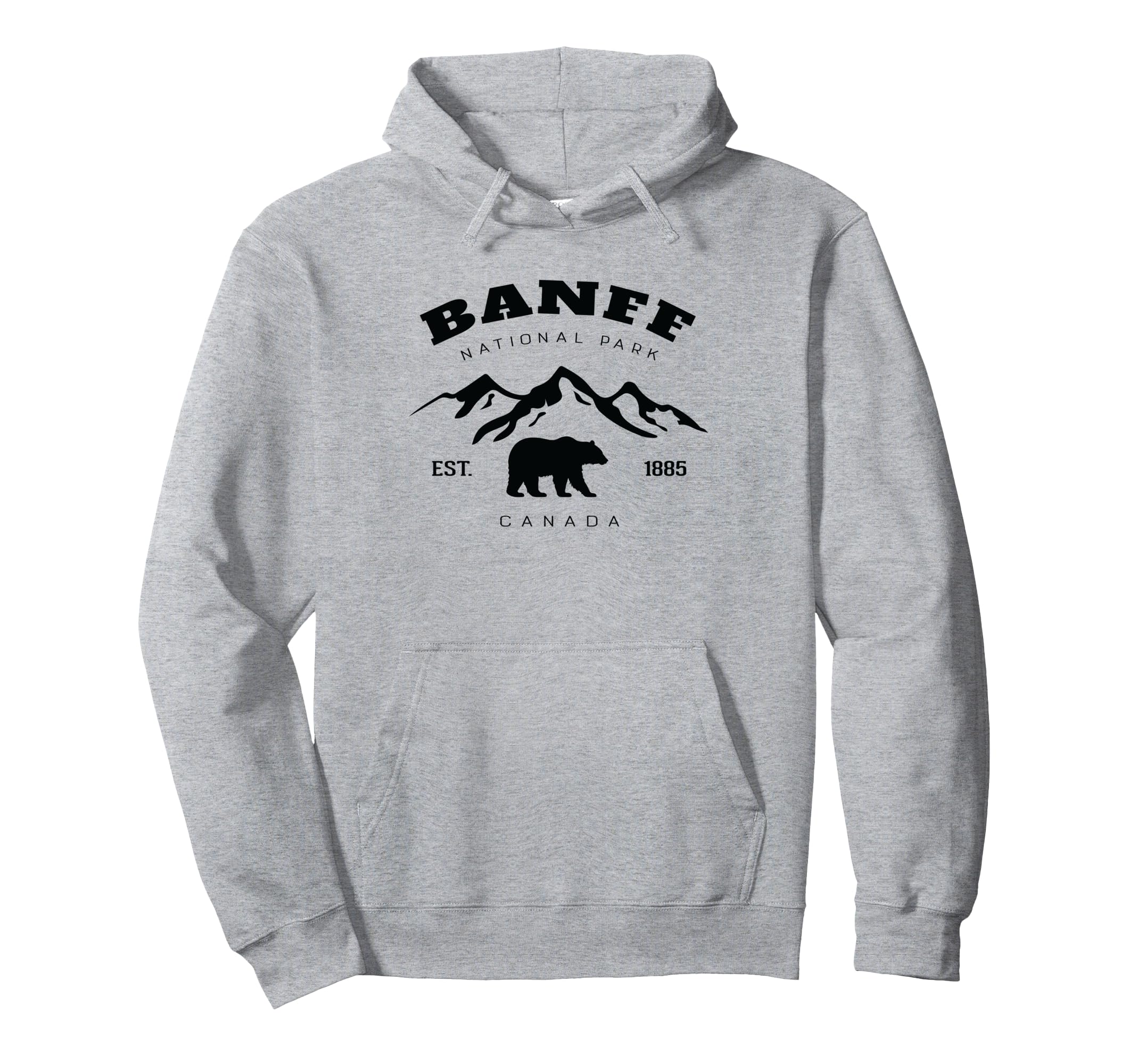 Banff National Park Canada Souvenir Hoodie - Minimalist Print for Adults - T-Shirt, Sweatshirt, Hoodie