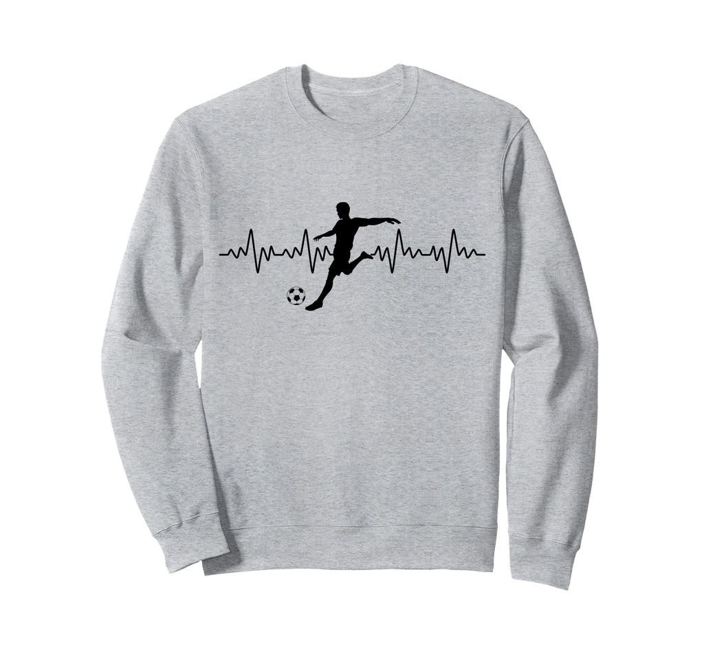 Football Heartbeat Soccer Lovers Sweatshirt - Streetwear Style Men Women - T-Shirt, Sweatshirt, Hoodie