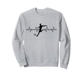 Football Heartbeat Soccer Lovers Sweatshirt - Streetwear Style Men Women - T-Shirt, Sweatshirt, Hoodie