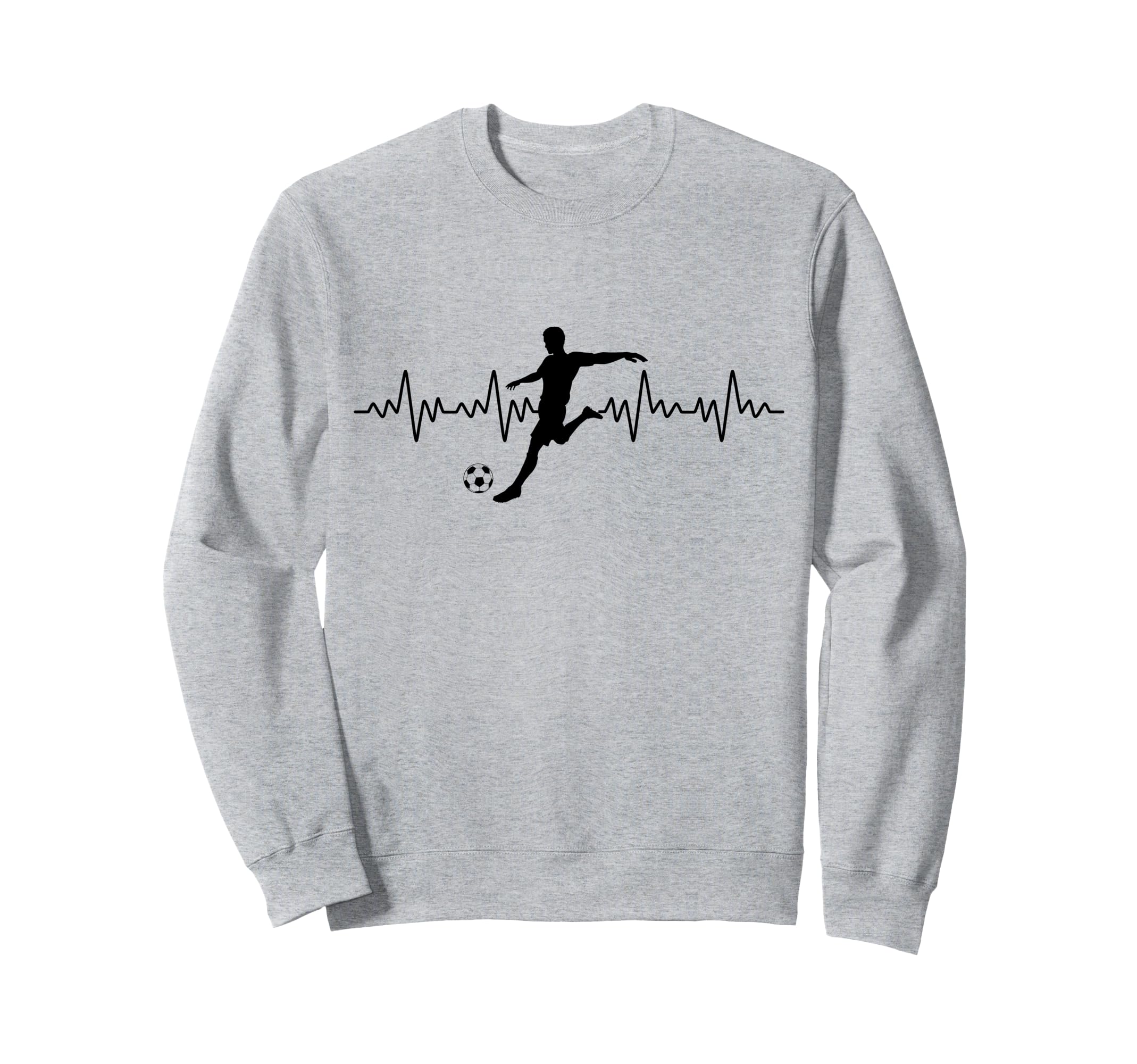 Football Heartbeat Soccer Lovers Sweatshirt - Streetwear Style Men Women - T-Shirt, Sweatshirt, Hoodie
