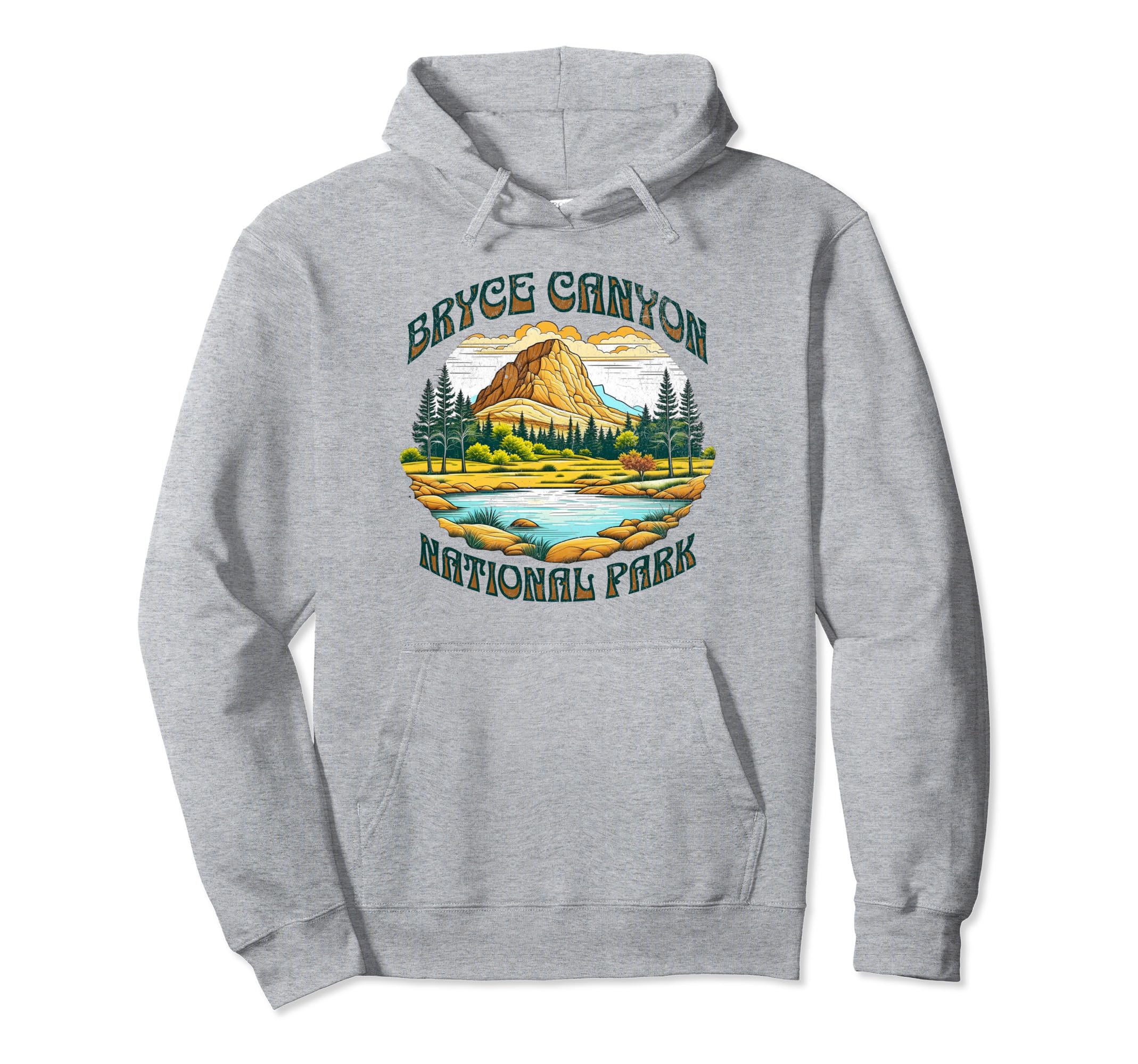 Bryce Canyon National Park Utah Usa Hoodie - Minimalist Print Men Women - T-Shirt, Sweatshirt, Hoodie