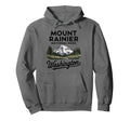 Mountain Landscape Mount Rainier Hoodie - Casual Everyday Wear Unisex - T-Shirt, Sweatshirt, Hoodie