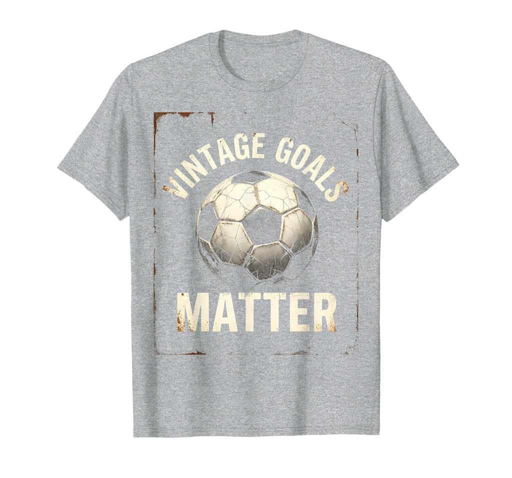 Goals Matter Soccer Ball T-Shirt - Unique Graphic for Adults - T-Shirt, Sweatshirt, Hoodie