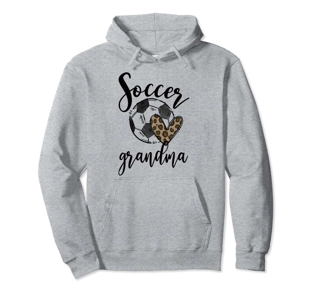 Soccer Grandma Leopard Funny Soccer Hoodie - Aesthetic Graphic for Adults - T-Shirt, Sweatshirt, Hoodie