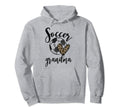 Soccer Grandma Leopard Funny Soccer Hoodie - Aesthetic Graphic for Adults - T-Shirt, Sweatshirt, Hoodie