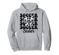 Soccer Sister Soccer Coquette Bow Hoodie - Aesthetic Graphic for Adults - T-Shirt, Sweatshirt, Hoodie