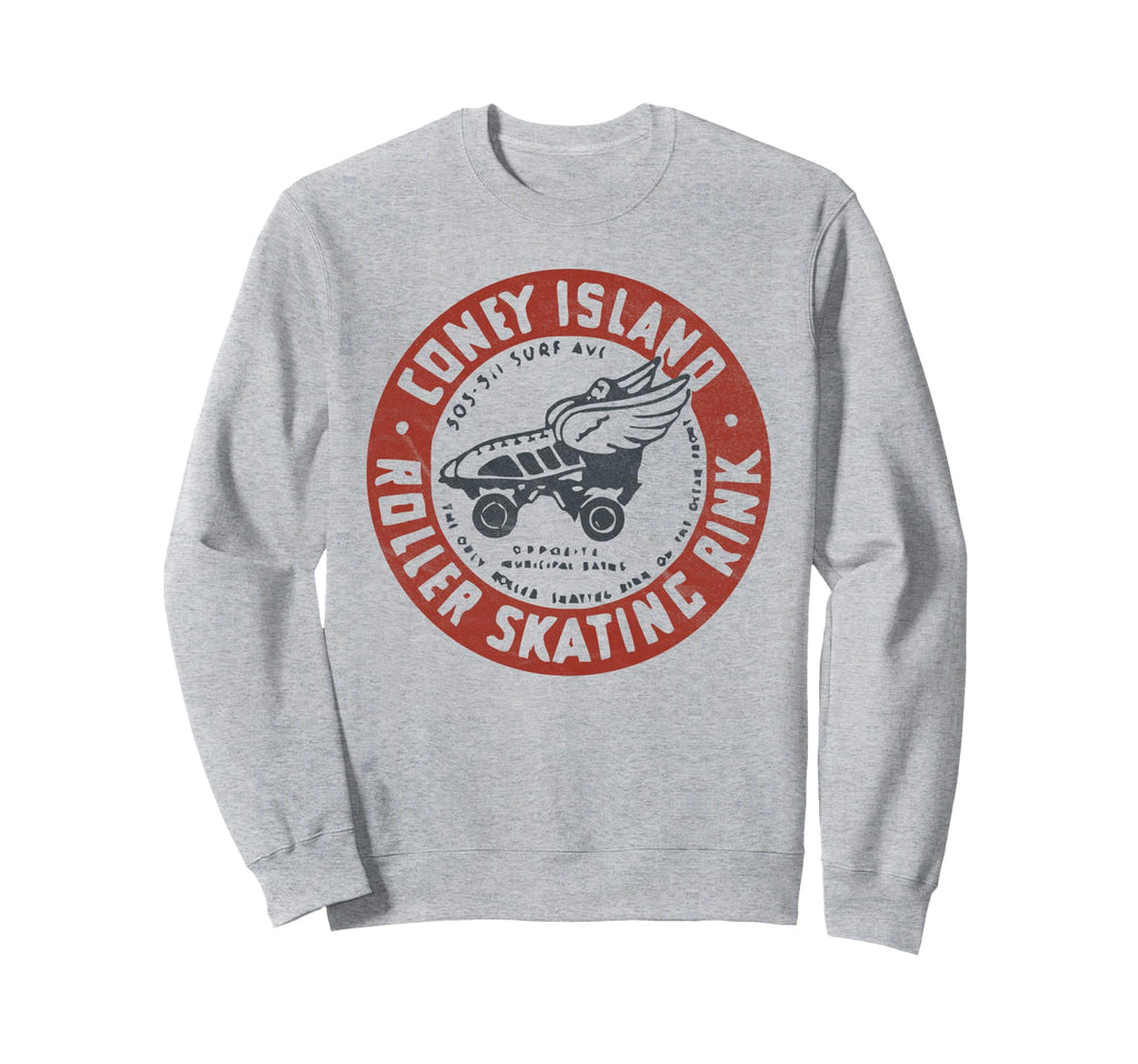 Roller Skating Rink Coney Island Sweatshirt - Trendy Graphic Men Women - T-Shirt, Sweatshirt, Hoodie
