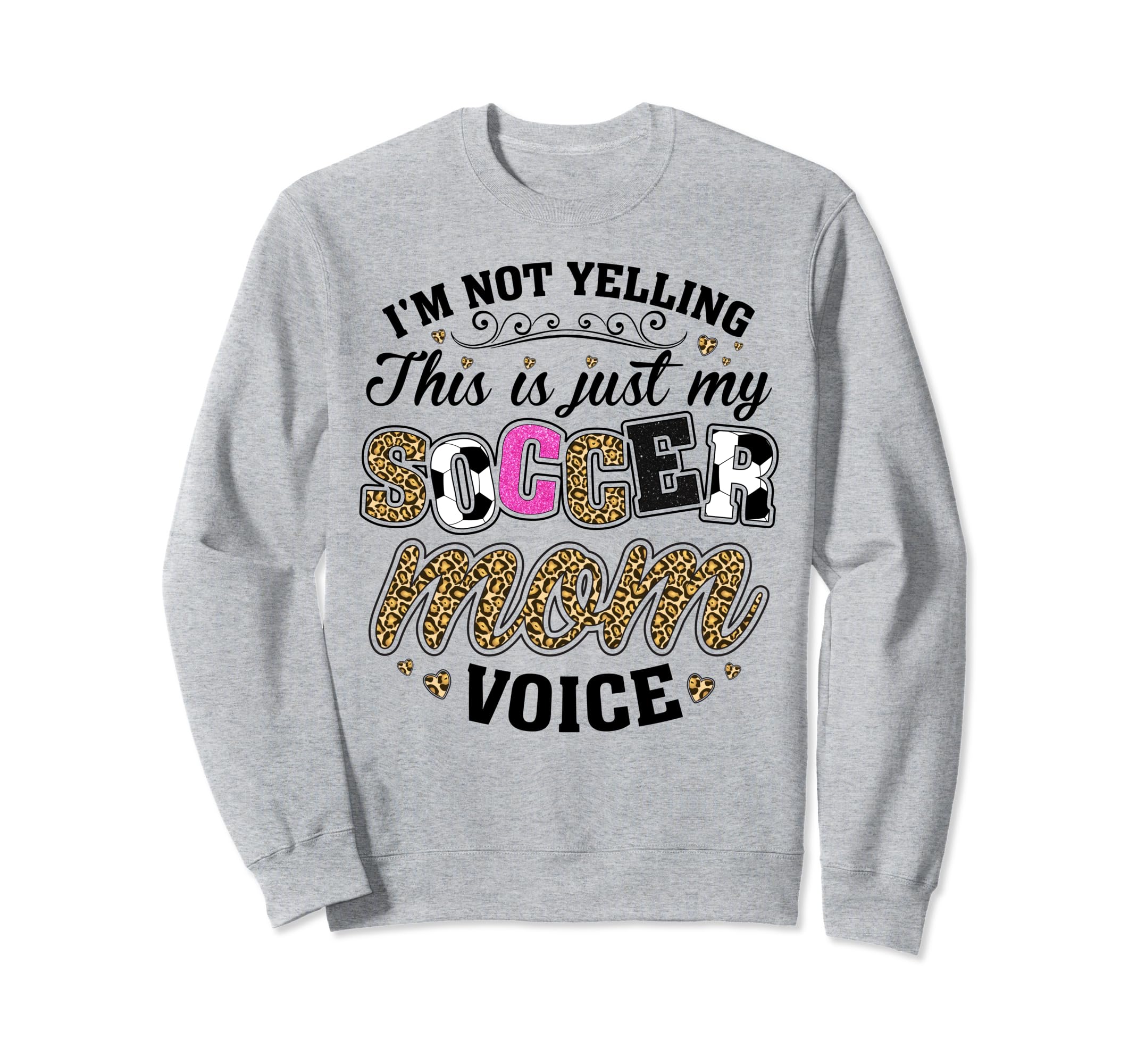 Im Not Yelling This Is My Soccer Sweatshirt - Minimalist Print for Adults - T-Shirt, Sweatshirt, Hoodie