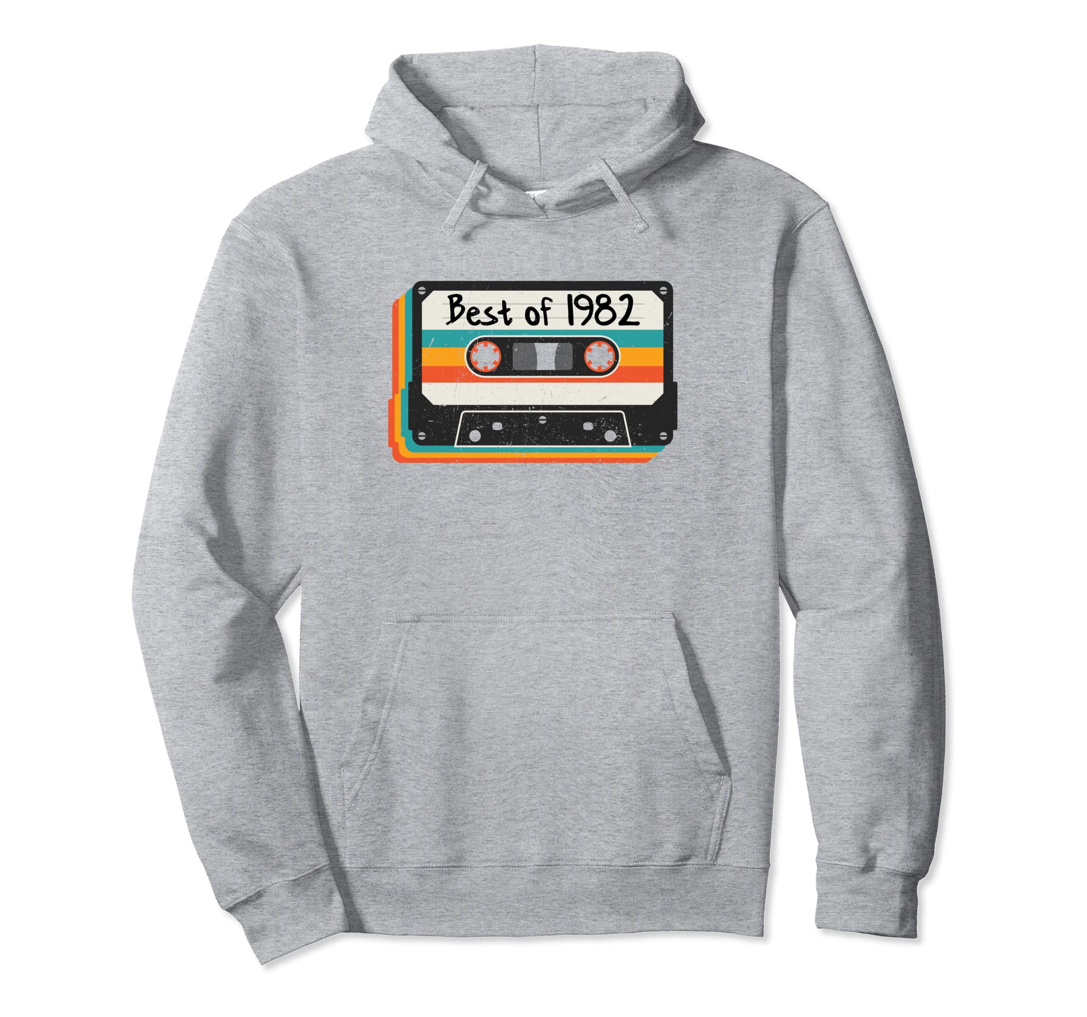 Best 1982 Mixtape Cassette Tape Hoodie - Casual Everyday Wear for Adults - T-Shirt, Sweatshirt, Hoodie