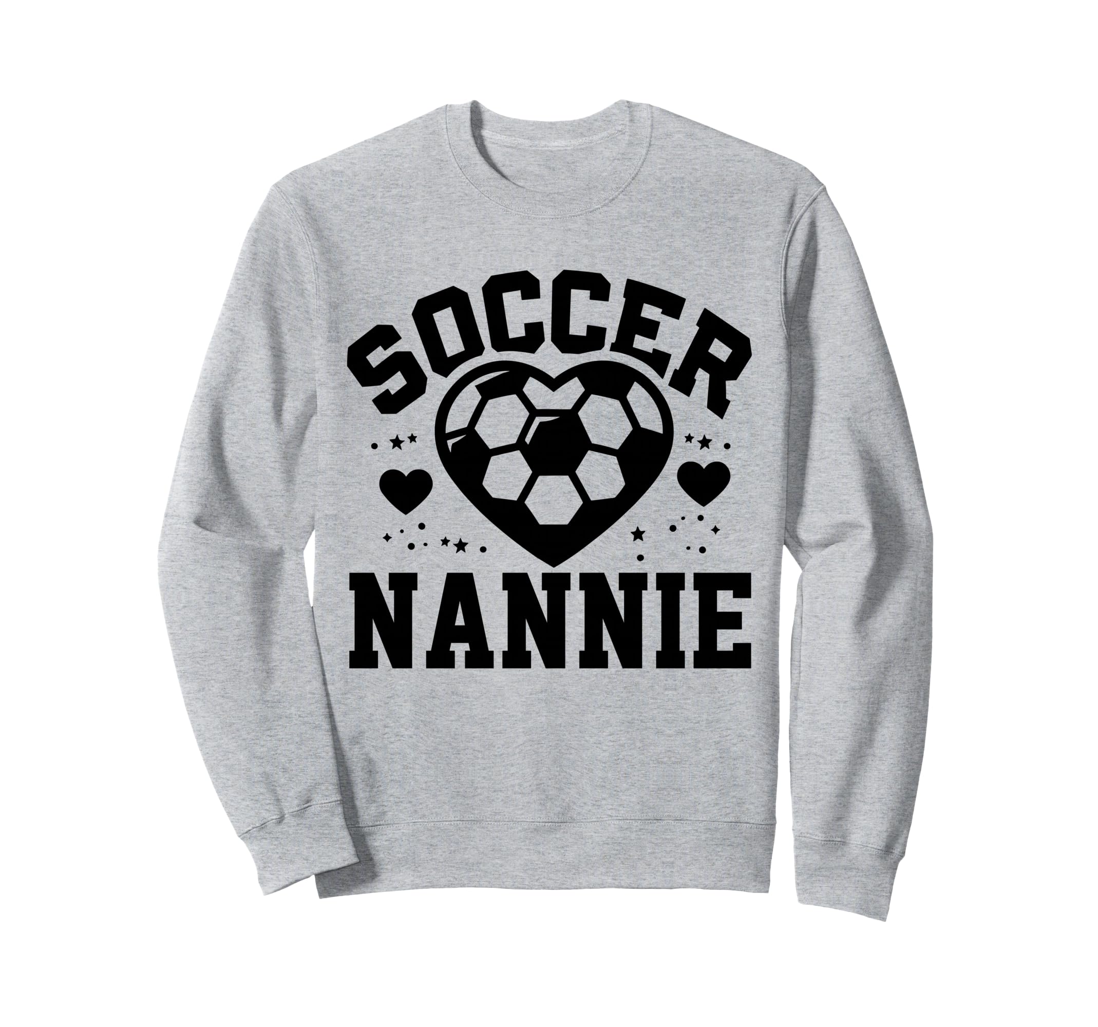 Soccer Nannie Heart Nannie Soccer Sweatshirt - Streetwear Style Men Women - T-Shirt, Sweatshirt, Hoodie