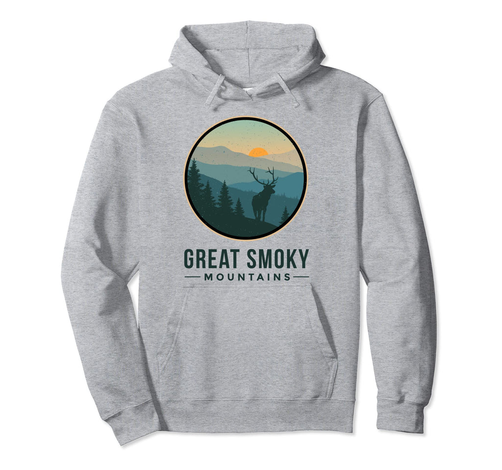 Great Smoky Mountains National Park Deer Hoodie - Custom Art Print Unisex - T-Shirt, Sweatshirt, Hoodie