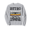 1982 40 Year Old Cassette Tape 40Th Sweatshirt - Novelty Apparel Unisex - T-Shirt, Sweatshirt, Hoodie