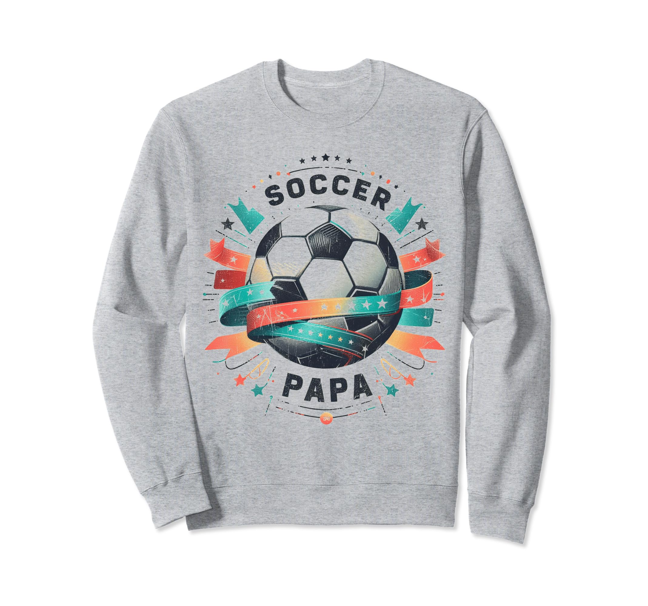 Soccer Papa Family Matching Dad Sweatshirt - Custom Art Print for Adults - T-Shirt, Sweatshirt, Hoodie